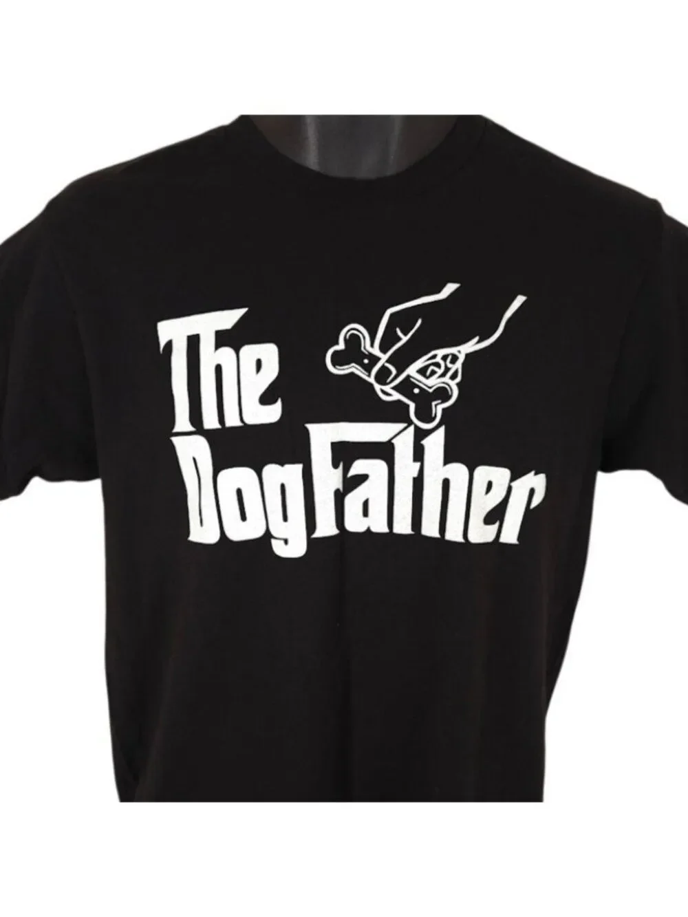 The Dogfather T Shirt Mens Size Medium Black Pet Owner